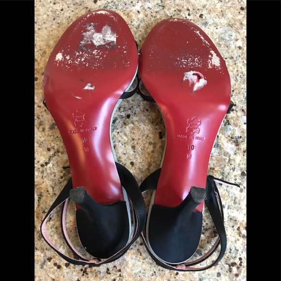 Hilfiger Sandals, Size 10, Black & Silver - Picture 4 of 5